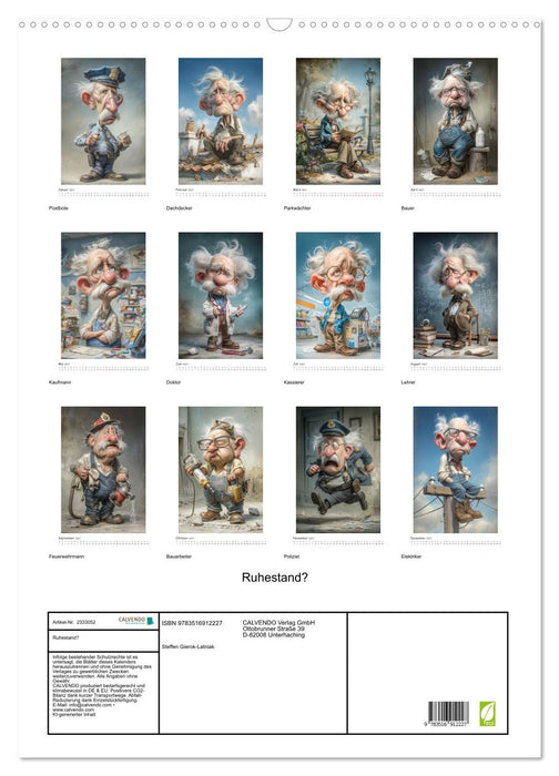 Ruhestand? (CALVENDO Wandkalender 2027)