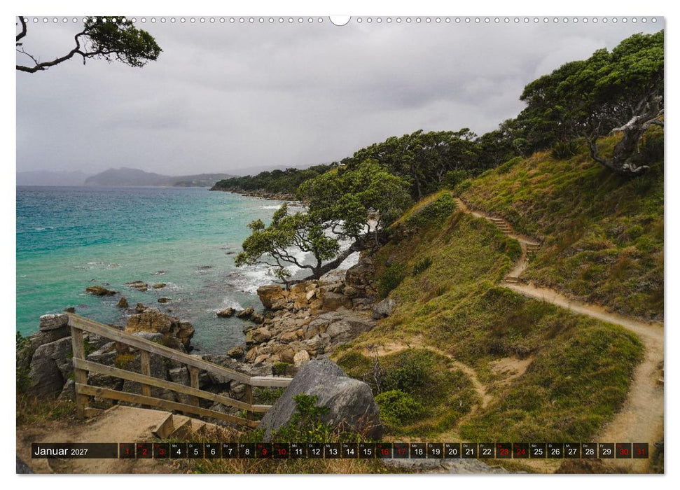 Neuseeland - vom Cape Reinga bis zum Franz-Josef-Gletscher (CALVENDO Premium Wandkalender 2027)