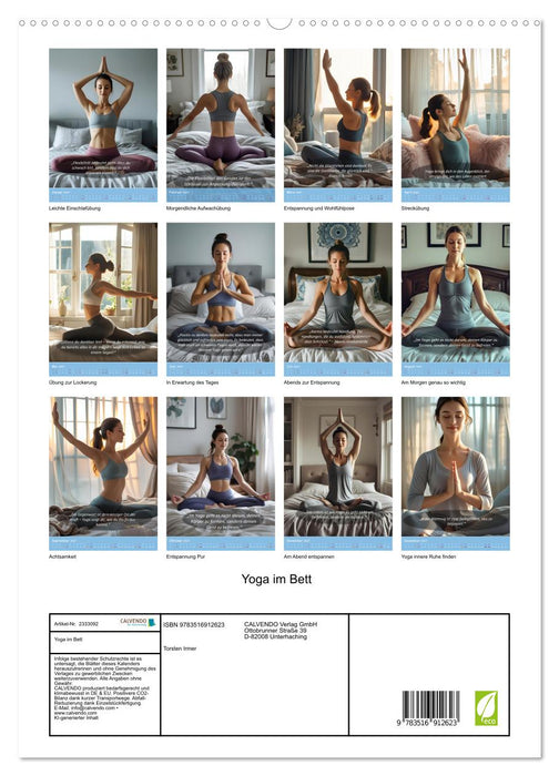 Yoga im Bett (CALVENDO Premium Wandkalender 2027)