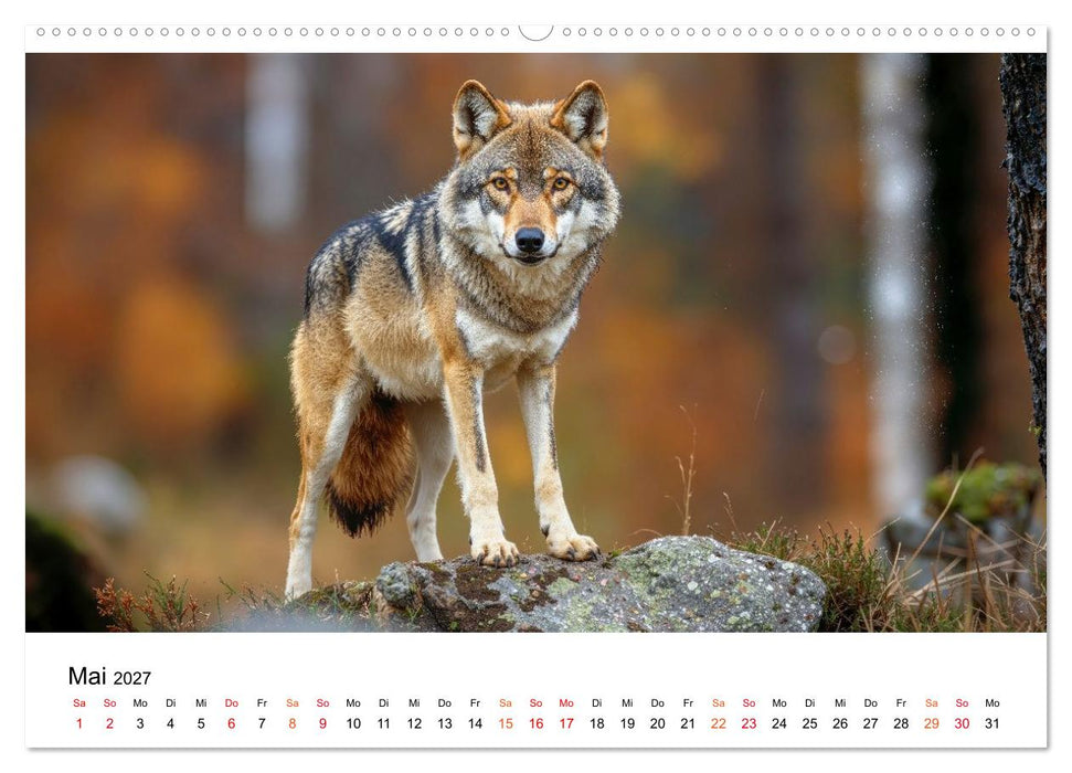 Im Reich der Wölfe (CALVENDO Wandkalender 2027)