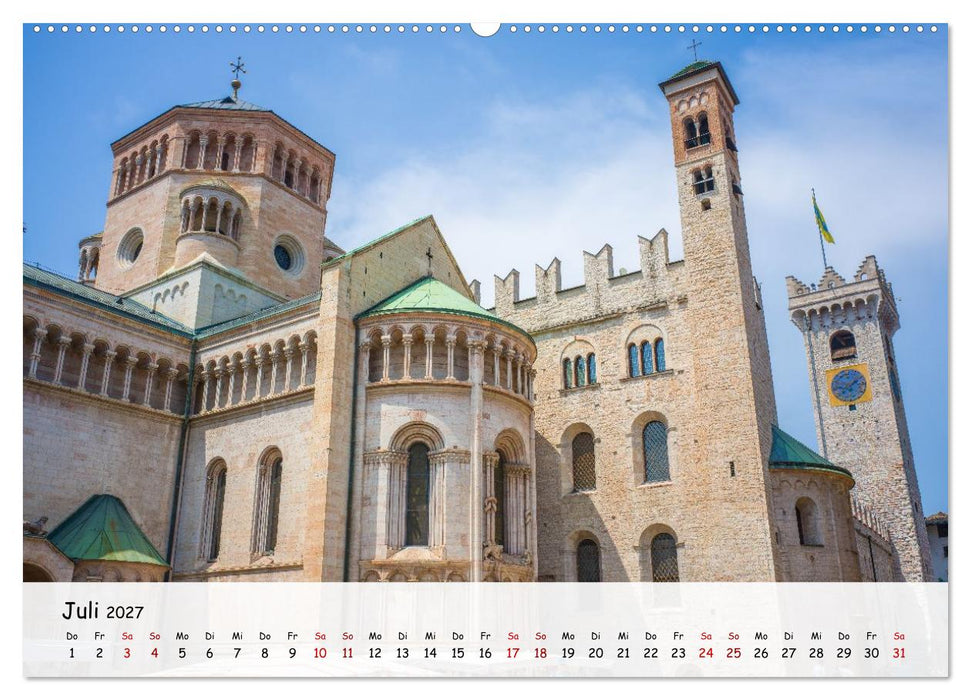 Trient - Hauptstadt des Trentino (CALVENDO Premium Wandkalender 2027)