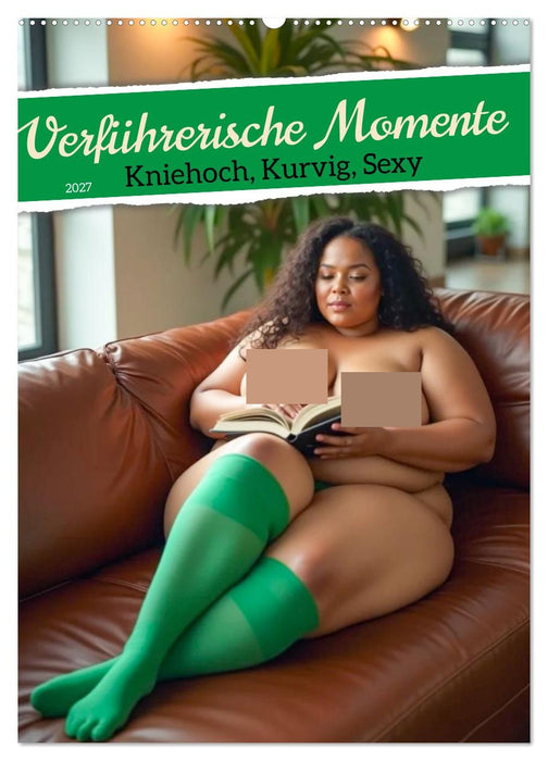 Verführerische Momente - Kniehoch, Kurvig, Sexy (CALVENDO Wandkalender 2027)