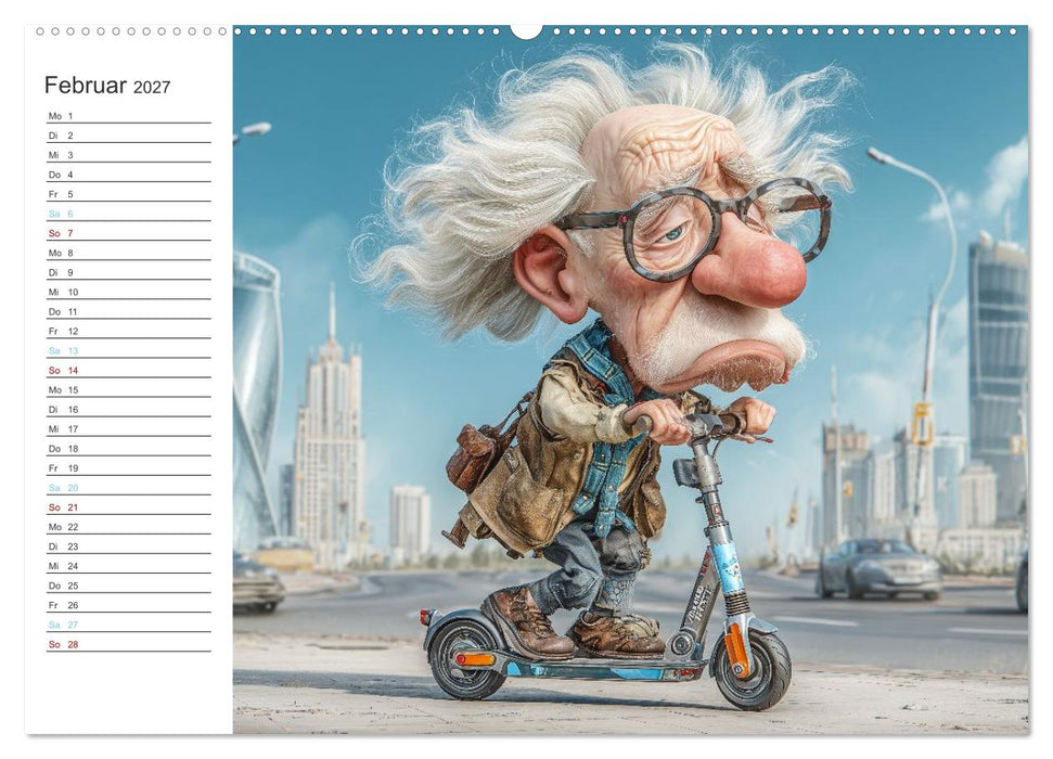 Arbeiten bis der Rollator funkt! (CALVENDO Wandkalender 2027)