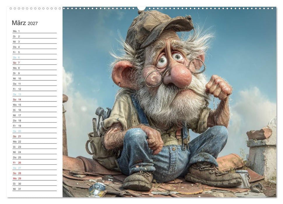 Arbeiten bis der Rollator funkt! (CALVENDO Wandkalender 2027)