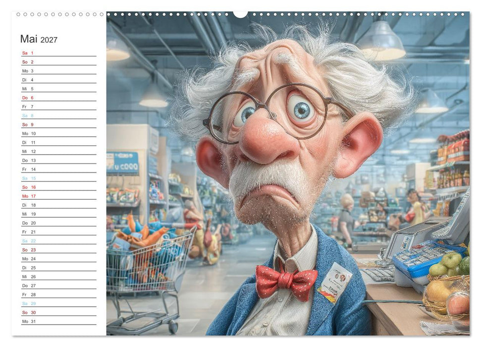 Arbeiten bis der Rollator funkt! (CALVENDO Wandkalender 2027)