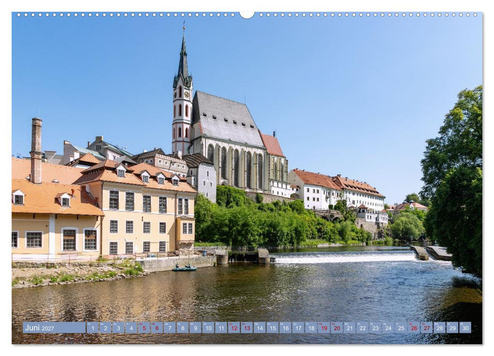Cesky Krumlov. Tschechiens stille Schönheit im Böhmerwald (CALVENDO Wandkalender 2027)