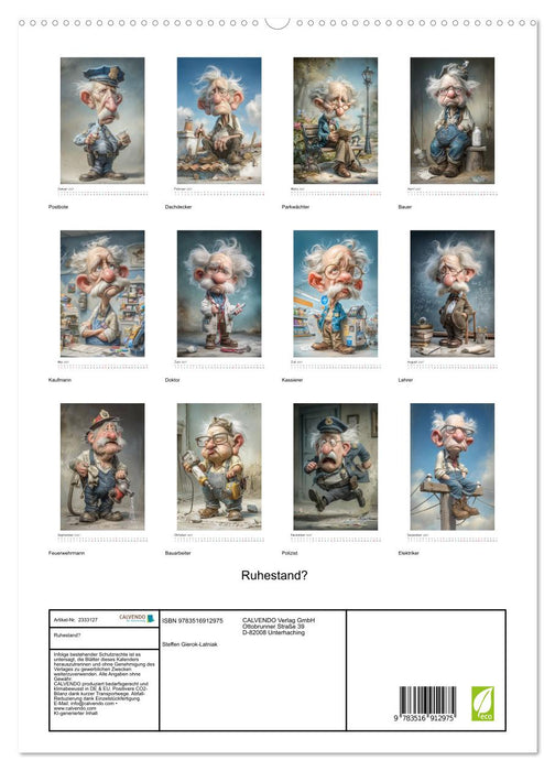 Ruhestand? (CALVENDO Premium Wandkalender 2027)