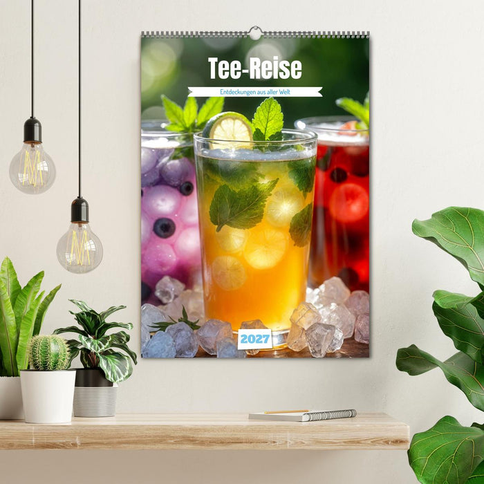 Tee-Reise - Entdeckungen aus aller Welt (CALVENDO Wandkalender 2027)