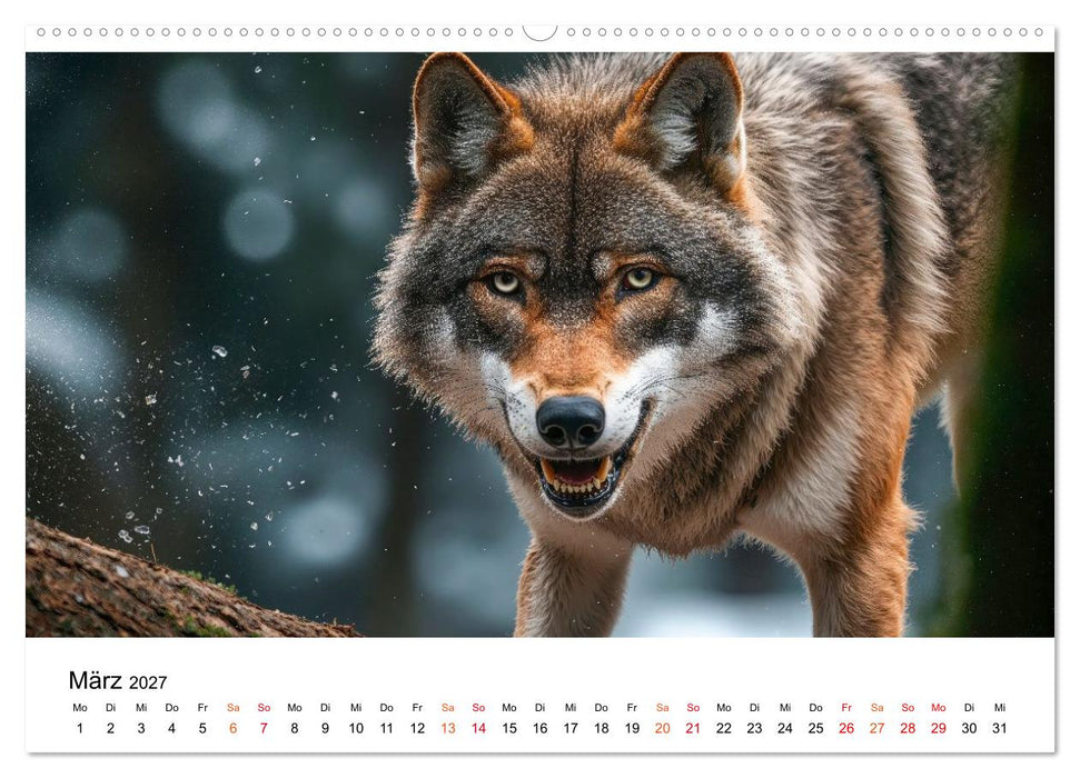 Im Reich der Wölfe (CALVENDO Premium Wandkalender 2027)