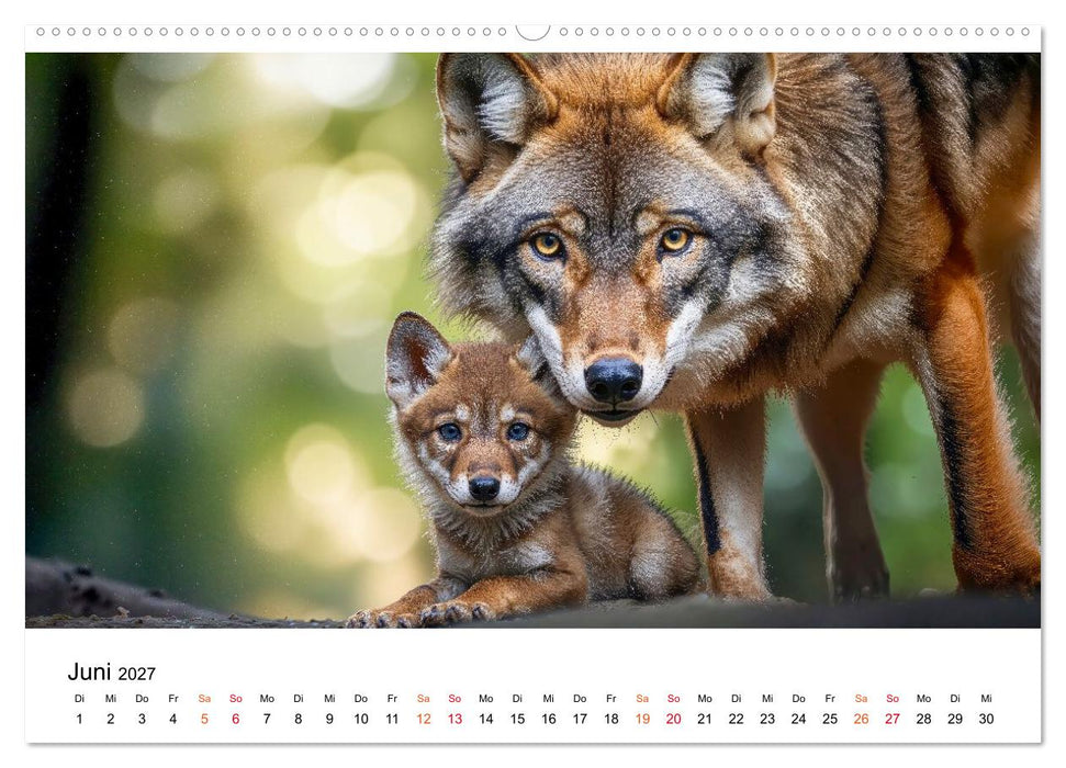 Im Reich der Wölfe (CALVENDO Premium Wandkalender 2027)