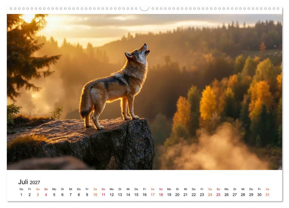 Im Reich der Wölfe (CALVENDO Premium Wandkalender 2027)