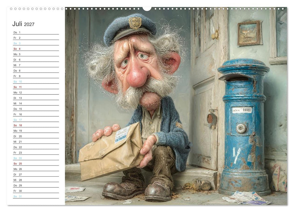 Arbeiten bis der Rollator funkt! (CALVENDO Premium Wandkalender 2027)