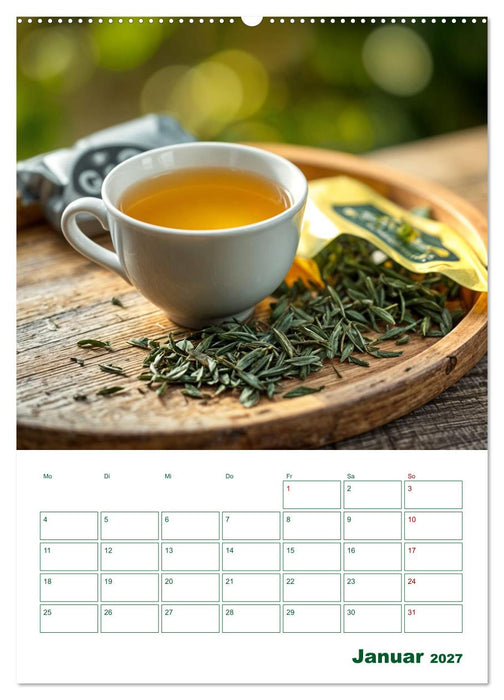 Tee-Reise - Entdeckungen aus aller Welt (CALVENDO Premium Wandkalender 2027)