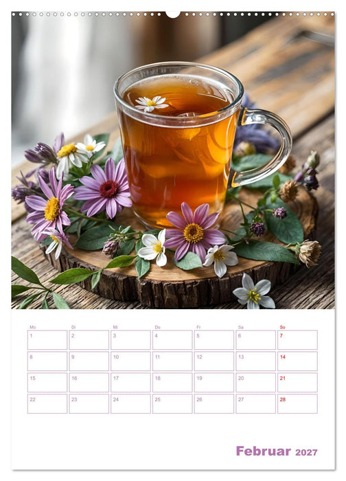 Tee-Reise - Entdeckungen aus aller Welt (CALVENDO Premium Wandkalender 2027)