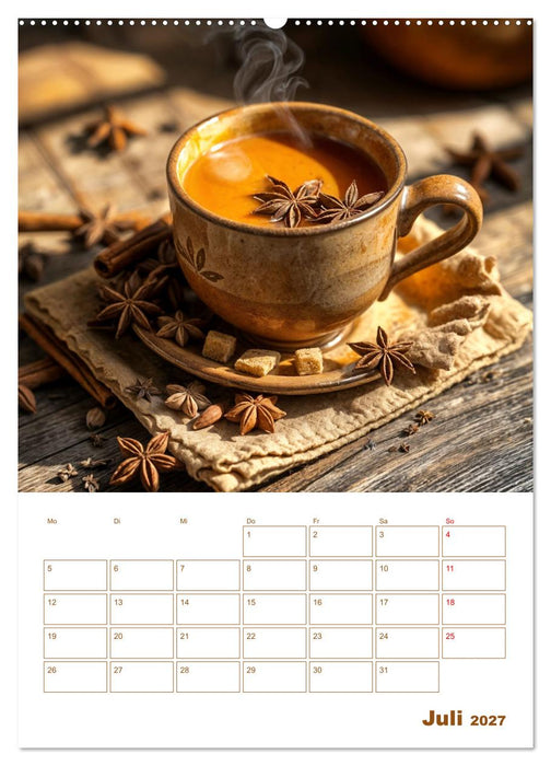 Tee-Reise - Entdeckungen aus aller Welt (CALVENDO Premium Wandkalender 2027)