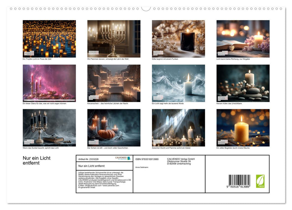 Nur ein Licht entfernt (CALVENDO Premium Wandkalender 2027)