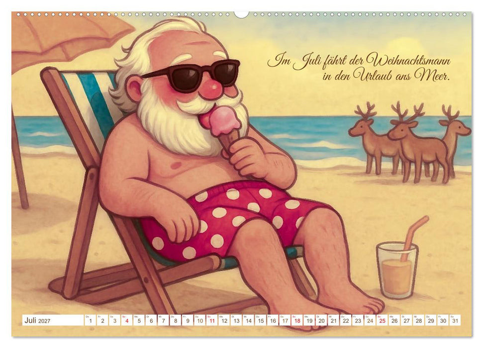 Was macht der Weihnachtsmann? (CALVENDO Premium Wandkalender 2027)