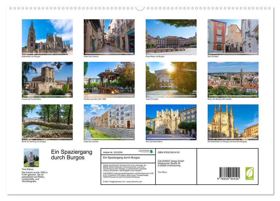 Ein Spaziergang durch Burgos (CALVENDO Premium Wandkalender 2027)