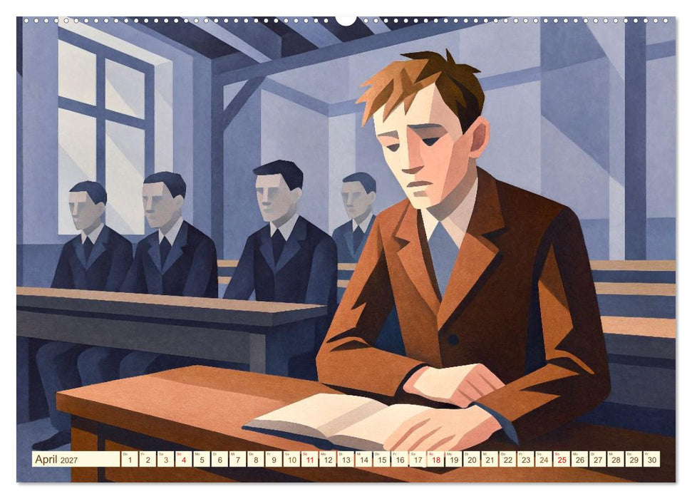 Hermann Hesse. Sein Leben, seine Werke (CALVENDO Wandkalender 2027)