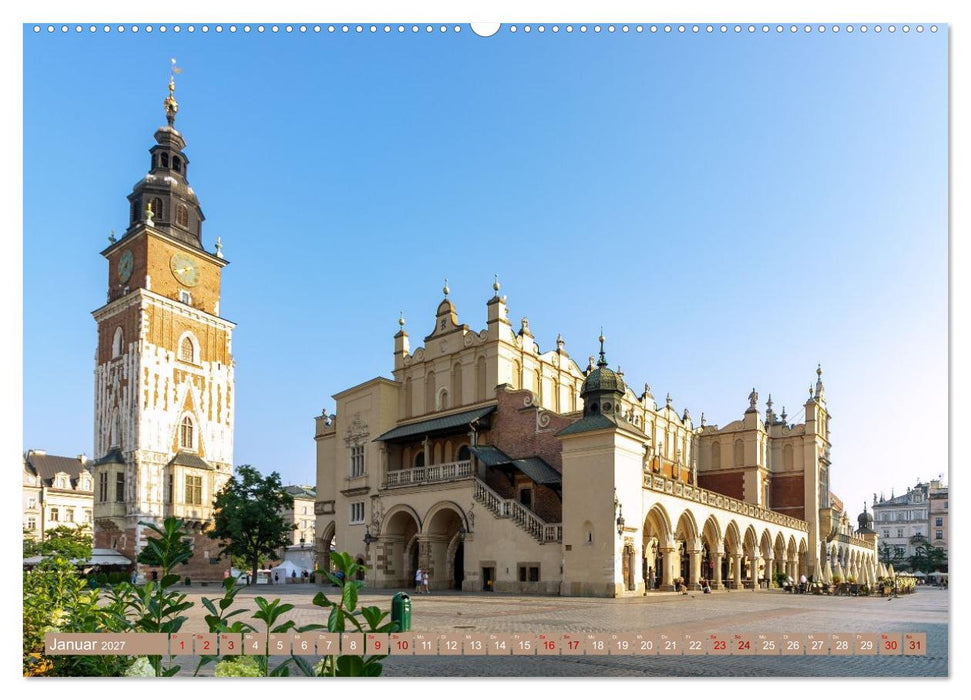 Krakau. Ein Spaziergang durch Polens kulturelles Herz (CALVENDO Premium Wandkalender 2027)