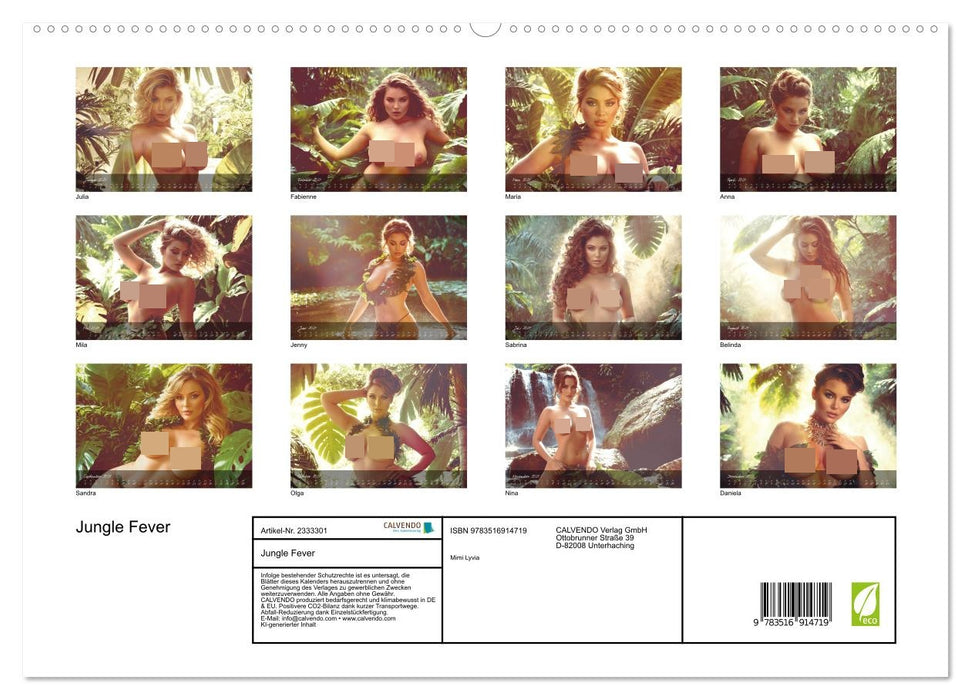Jungle Fever (CALVENDO Premium Wandkalender 2027)