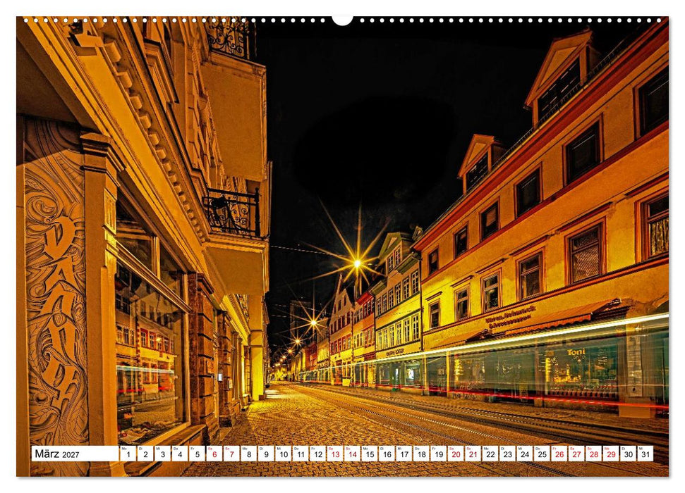Romantisches Erfurt - Bilder einer Stadt voller Geschichte (CALVENDO Wandkalender 2027)
