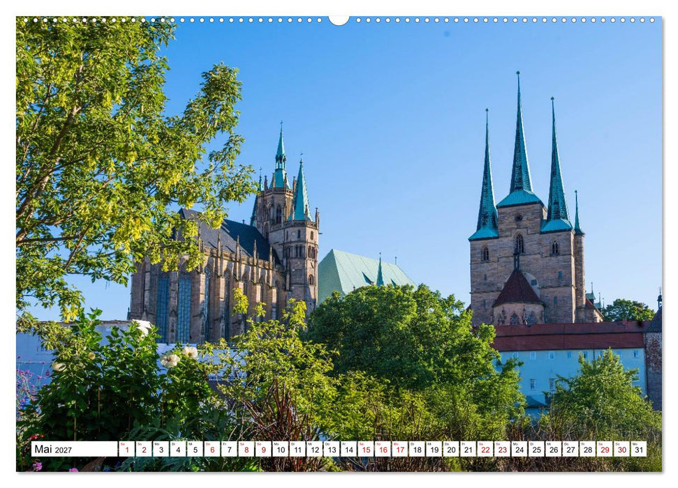 Romantisches Erfurt - Bilder einer Stadt voller Geschichte (CALVENDO Wandkalender 2027)