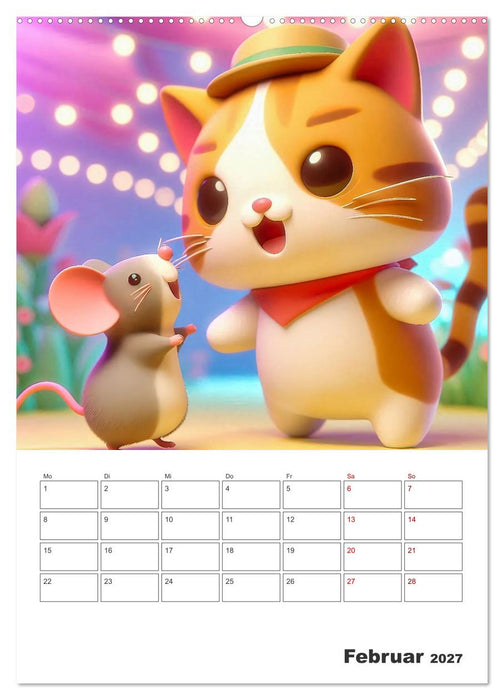 Kunterbunte Kinderträume (CALVENDO Premium Wandkalender 2027)