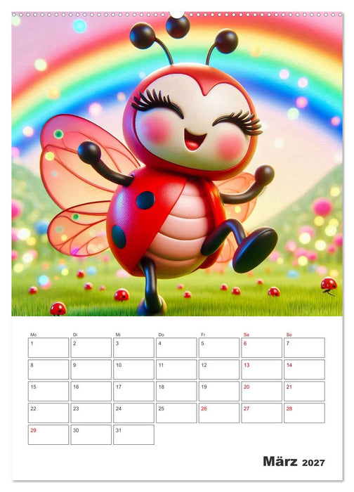 Kunterbunte Kinderträume (CALVENDO Premium Wandkalender 2027)