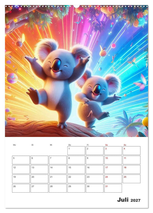 Kunterbunte Kinderträume (CALVENDO Premium Wandkalender 2027)