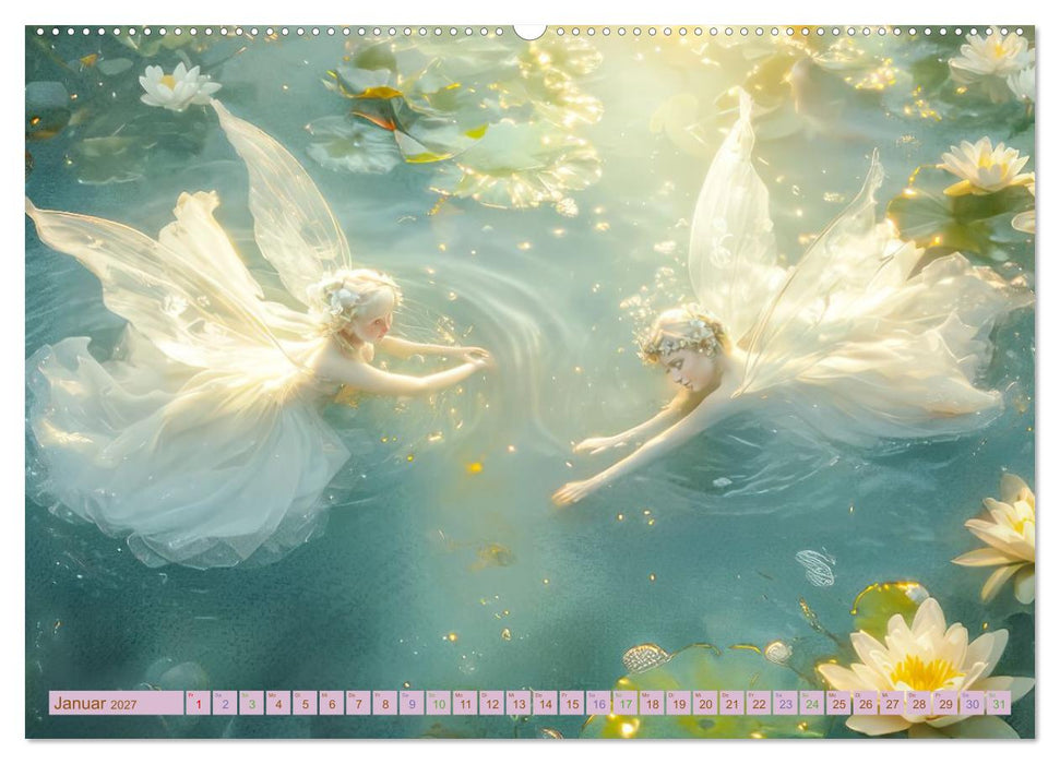 Zarte idyllische Werke - Fantasievolle Kreationen (CALVENDO Wandkalender 2027)