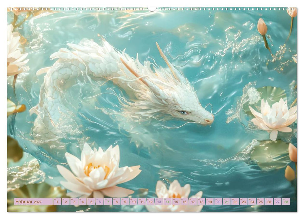 Zarte idyllische Werke - Fantasievolle Kreationen (CALVENDO Wandkalender 2027)