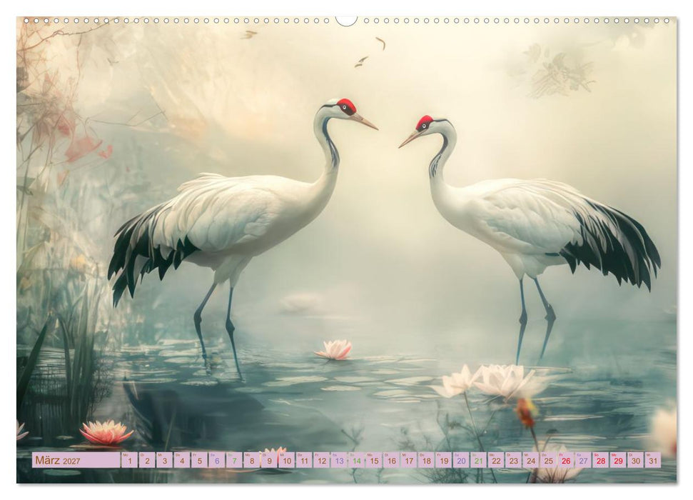 Zarte idyllische Werke - Fantasievolle Kreationen (CALVENDO Wandkalender 2027)