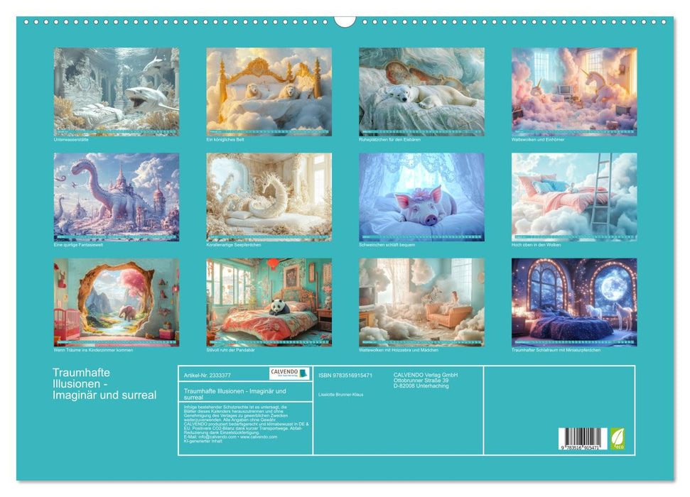 Traumhafte Illusionen - Imaginär und surreal (CALVENDO Wandkalender 2027)