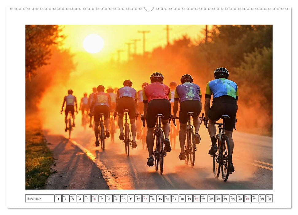 Kilometerkiller - Rennrad-Power im Jahresverlauf (CALVENDO Wandkalender 2027)