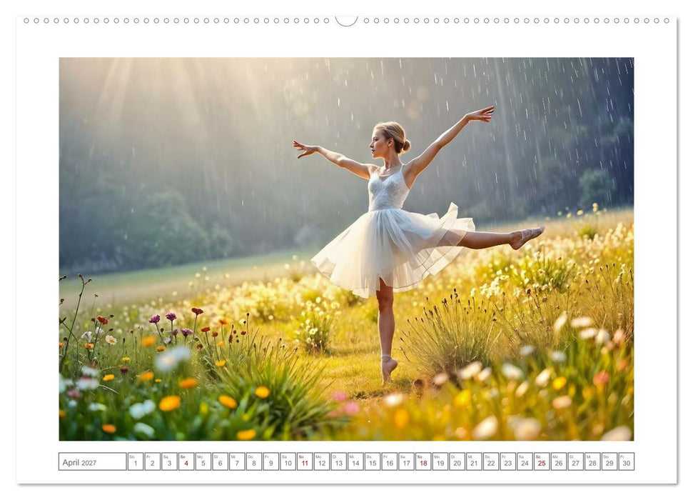 Flügel aus Licht - Ballett in der Poesie der Natur (CALVENDO Wandkalender 2027)