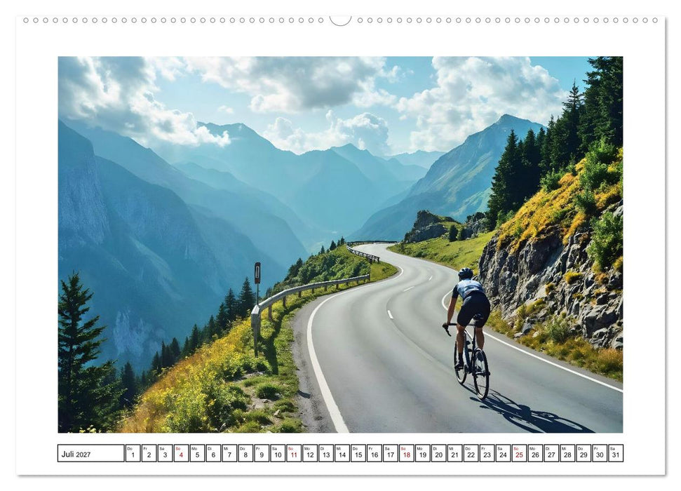 Kilometerkiller - Rennrad-Power im Jahresverlauf (CALVENDO Premium Wandkalender 2027)