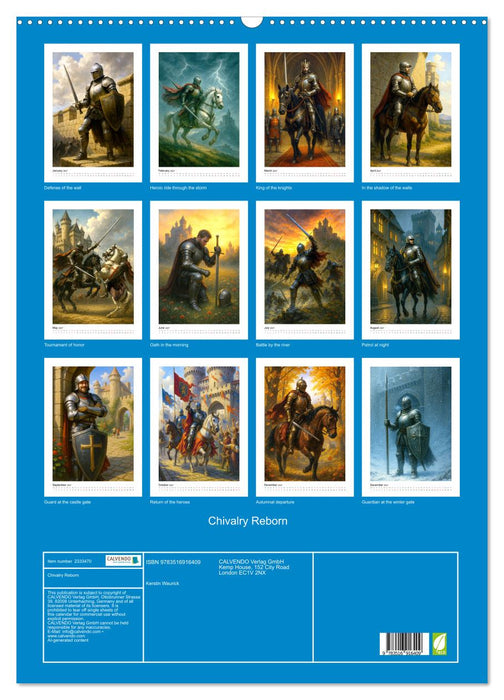 Chivalry Reborn (CALVENDO Monthly Calendar 2027)