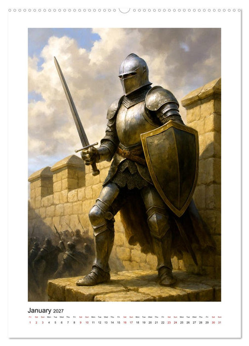 Chivalry Reborn (CALVENDO Monthly Calendar 2027)