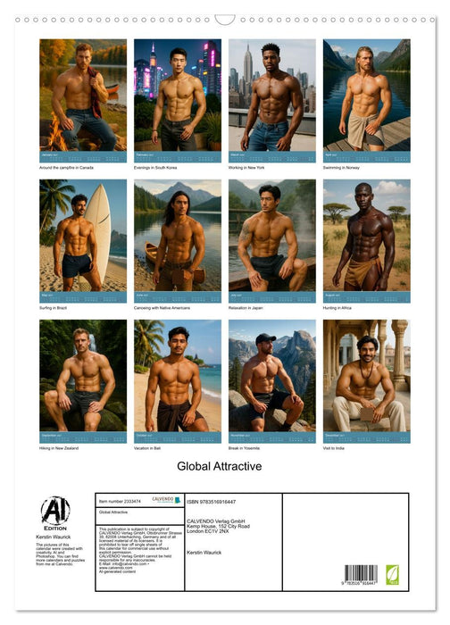 Global Attractive (CALVENDO Monthly Calendar 2027)