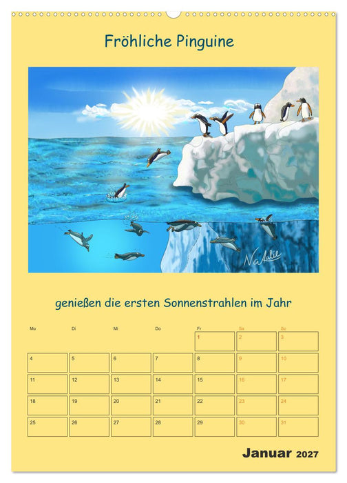 Wasserbewohner (CALVENDO Premium Wandkalender 2027)