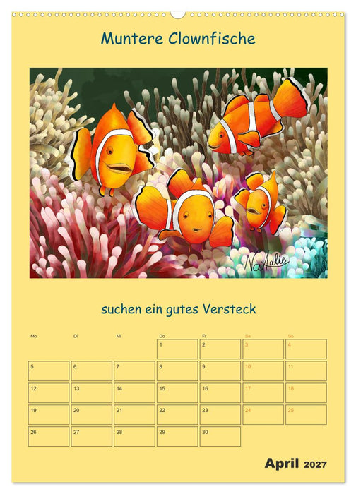 Wasserbewohner (CALVENDO Premium Wandkalender 2027)