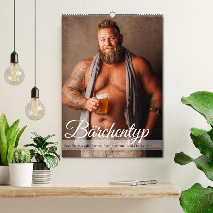Bärchentyp - Sexy Männerkalender mit Bart, Bierbauch und Charakter (CALVENDO Wandkalender 2027)