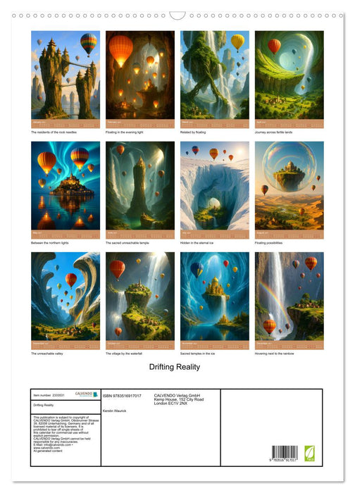 Drifting Reality (CALVENDO Monthly Calendar 2027)