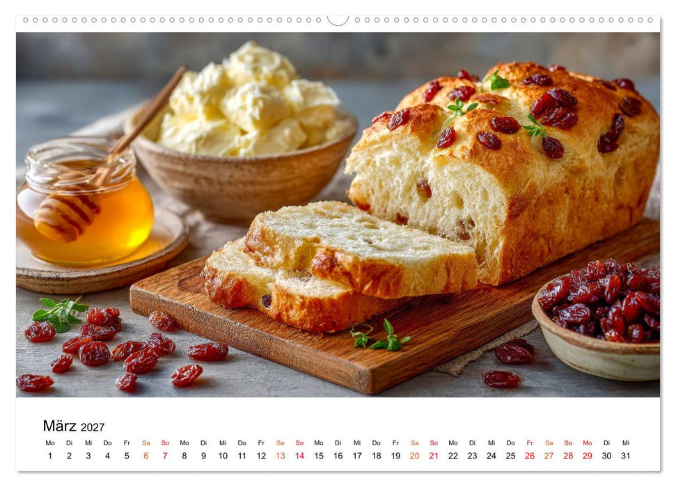 Küchenkalender Brot (CALVENDO Wandkalender 2027)