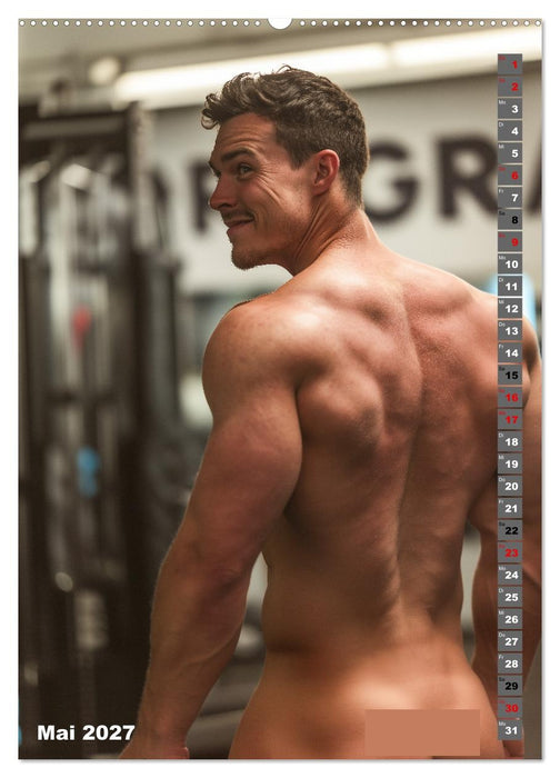 Heiße Versuchung - Männer-Erotik beim Training (CALVENDO Wandkalender 2027)
