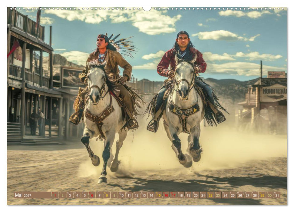 Wilder Westen - Cowboys in Aktion (CALVENDO Wandkalender 2027)