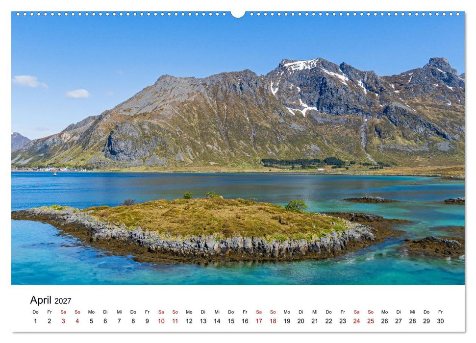 Inseln im Nordmeer - Lofoten-Andøya-Senja (CALVENDO Premium Wandkalender 2027)