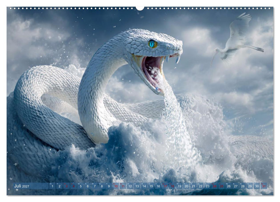 Fabelhafte Kreaturen vom Tintenmeer (CALVENDO Premium Wandkalender 2027)