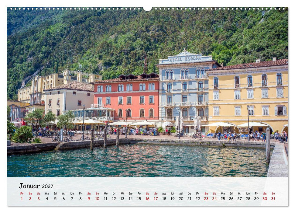 Riva del Garda - Am Gardasee ganz im Norden (CALVENDO Wandkalender 2027)
